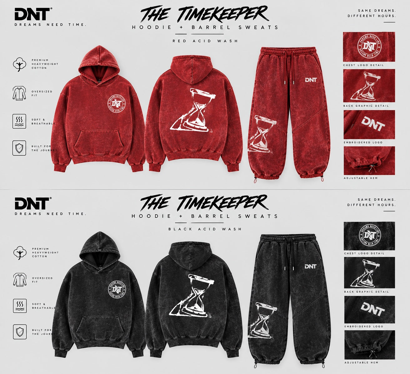 DNT Timekeeper Sweatpants — Pre-Order